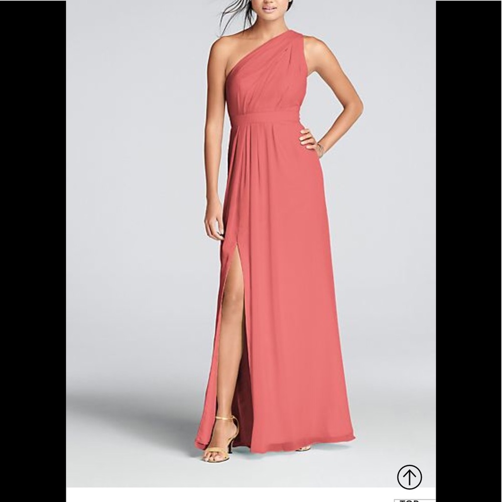 One shoulder MOH/bridesmaid dress David’s Bridal